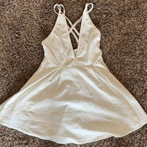 Nasty Gal off white dress